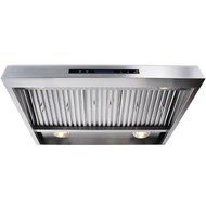 CAVALIERE 42" Under Cabinet / Wall Mounted Stainless Steel Kitchen Range Hood w/Remote Control AP238-PS81-42 N2