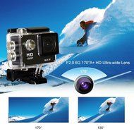 Ultra HD 4K Sports DV H9 2.0 Inch Lcd 170 Degree Wide Lens Waterproof Action Camera Camcorder with Wi-Fi Remote...