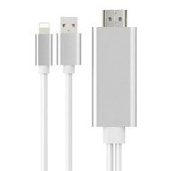1080P iPhone Lightning 8 Pin to HDMI Cable Connector,BAIVON 6.5 Feet HD High Speed HDTV Converter Adapter with... N21