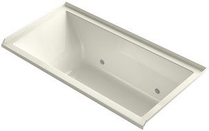 KOHLER 1167-RVBC-K4 Underscore 60-Inch x 30-Inch Alcove VibrAcoustic Bath with Chromatherapy and Right-Hand Drain... N2