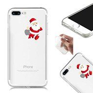 TYoung Case for iPhone 5C Cover [Santa Claus] Pattern Soft TPU Flexible Silicone Case Transparent Clear Crystal... N4