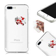 TYoung Case for iPhone 5C Cover [Santa Claus] Pattern Soft TPU Flexible Silicone Case Transparent Clear Crystal... N6