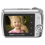 Kodak EasyShare C142 10MP Digital Camera with 3x Optical Zoom and 2.5 Inch LCD (Silver)