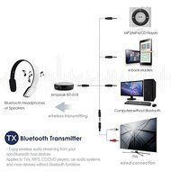 Bluetooth 4.1 Wireless Audio Transmitter Receiver Aptx Low Latency, Kobwa 2 in 1 Bluetooth Receiver 3.5mm Jack...