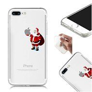 TYoung Case for iPhone 5C Cover [Santa Claus] Pattern Soft TPU Flexible Silicone Case Transparent Clear Crystal... N11