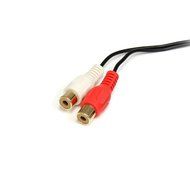 StarTech.com MU1MFRCA Stereo Audio Cable 3.5mm Male to 2x RCA Female - 6 feet