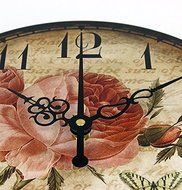 3d decorative wall clocks absolutely silent living room watch wall vintage round wall clock fashion home decoration N4