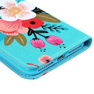 iPhone 7 Plus Case (5.5 inch) - Wallet Flip Stand Case PU Leather Case with Shockproof TPU Inner Bumper Colorful... N62