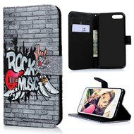 iPhone 7 Plus Case (5.5 inch) - Wallet Flip Stand Case PU Leather Case with Shockproof TPU Inner Bumper Colorful... N65