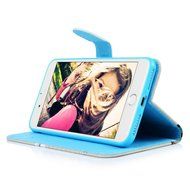 iPhone 7 Plus Case (5.5 inch) - Wallet Flip Stand Case PU Leather Case with Shockproof TPU Inner Bumper Colorful... N68