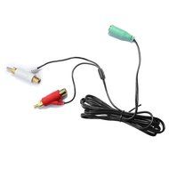 Audio Splitter Cable for Turtle Beach Headset Beyours&reg; 6Feet 3.5mm Femal to dual RCA Stereo Splitter Cable for...