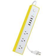 ON 3 AC Outlet Surge Protector Power Strip with 4 USB Charging Station, USB 3.1A Max Output with Level 6 Efficiency... N12