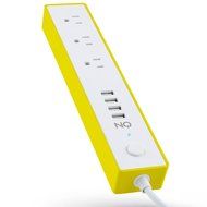ON 3 AC Outlet Surge Protector Power Strip with 4 USB Charging Station, USB 3.1A Max Output with Level 6 Efficiency... N13