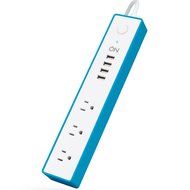 ON 3 AC Outlet Surge Protector Power Strip with 4 USB Charging Station, USB 3.1A Max Output with Level 6 Efficiency... N15