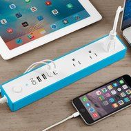 ON 3 AC Outlet Surge Protector Power Strip with 4 USB Charging Station, USB 3.1A Max Output with Level 6 Efficiency... N16