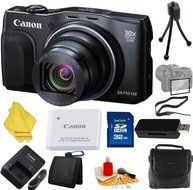 Canon PowerShot SX710 HS Digital Camera (Black)+ Case+32 GB Card+Reader + 6pc Starter Set