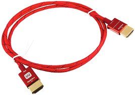 Monoprice 3ft 18Gbps Ultra Slim Series High Performance HDMI&reg; Cable w/ RedMere&reg; Technology - Blue N17