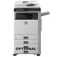 Refurbished Sharp MX-M503 Tabloid-size Monochrome Multifunction Printer &ndash; Print, Copy, Scan, 2 Trays, Cabinet,...