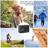 Sports Camera, Levin Action Camera 2.0 Inch 170 Degree Ultra-wide Angle Lens Full HD 1080p 14MP WiFi Remote Control...