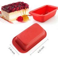 Silicone Loaf Square Wave Bottom Bread Cake Mold Baking Pan Rectangle Bakeware