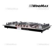 WindMax&reg; 34" Fashion Lines Stainless Steel 5 Burner Built-In Stoves Gas Cooktops Cooker N3