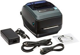 Zebra GX430t Monochrome Desktop Direct Thermal/Thermal Transfer Label Printer with Reflective and Transmissive...