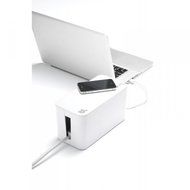 Bluelounge CableBox Mini White - Cable Management - Small Surge Protector Included N4