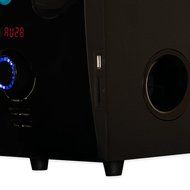 Blue Octave B52 Home Theater Powered 5.1 Bluetooth Speaker System with FM and 4 Extension Cables N5