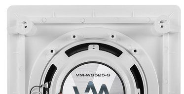 8) VM Audio Shaker 5.25-Inch 125W Square in Ceiling/in Wall Surround Sound Speakers N4