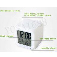 Yosa LED Colorful flash Touch lights princess Doll Clock toys alarm clock toys Dolls Accessories(L style) N7