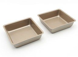 GAMT 4 Inch Square Baking Mold 2 Pcs