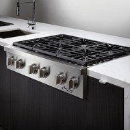 Dacor Discovery IQ DYRTP366SNG 36" Natural Gas Cooktop with 2 SimmerSearTM Burners and 4 High Performance Sealed... N4