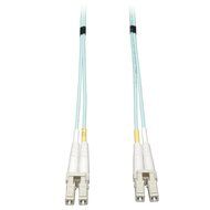 Tripp Lite 10Gb Duplex Multimode 50/125 OM3 LSZH Fiber Patch Cable, (LC/LC) - Aqua, 10M (32-ft.)(N820-10M) N2