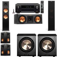 Klipsch RP-280F Tower Speakers-RP-250C-PL-200-5.2-Denon AVR-X4100W