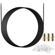 RG-6 | 25 Ft | Black | 2 Pack | UL CL2 Certified Cable Quad Shielded Coaxial Cable For Satellite TV &amp; High Speed... N15