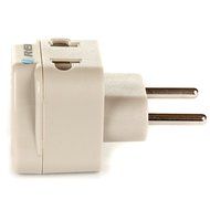 OREI 3 in 1 Continental Europe Travel Adapter Plug with USB and Surge Protection - Type C - Turkey, Italy &amp; More N5