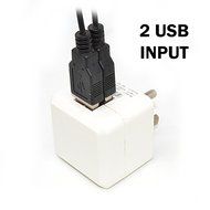 OREI 3 in 1 Continental Europe Travel Adapter Plug with USB and Surge Protection - Type C - Turkey, Italy &amp; More N6