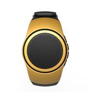 Daluo Multi-functional Portable Bluetooth Speaker Sports Watches Gold