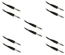 C&amp;E CNE40292 6-Feet 1/4-Inch Stereo Audio Patch Cable, 1/4 Male