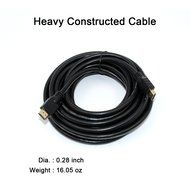 HDMI Cable, TecBillion High Speed CL3 Rated 2.0 HDMI Cable - Supports 4K, 3D and Audio Return, 25 Feet, Black N12