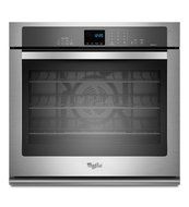 Whirlpool WOS92EC7AB 27" Black Electric Single Wall Oven - Convection N4