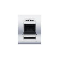 Summit WNM6107F 24" White Gas Sealed Burner Range N5