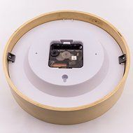 Wall clock solid wood modern brief horologe quieten rustic clock quartz clock 8-inches N3