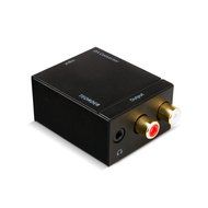 TEORDER Digital Optical Coaxial SPDIF Toslink to Analog Audio Converter with Power Adapter Updated Version DAC...