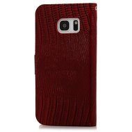 S7 Case,Samsung Galaxy S7 Case (Non-Edge) - Mavis's Diary Premium Wallet Flip Case Fashion Lizard PU Leather Bling... N19