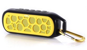 HMW Shock and Water Proof Bluetooth 4.0 Stereo Speaker - Orange N8