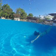 SHOOT 6&quot; Dome Port with Underwater Waterproof Housing, Transparent Acrylic Lens, Floating Grips for GoPro Hero...