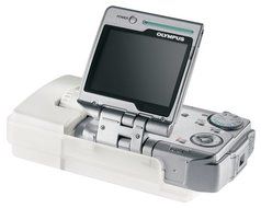 Olympus IR-500 4MP Digital Solutions Camera with 2.8x Optical Zoom (Includes Docking Station)