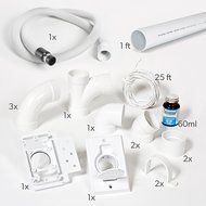 Allegro Central Vacuum 30 ft. Deluxe Package with 1 Inlet Installation Kit for RVs Campers Trailer Yacht N5