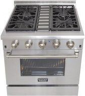 Kucht KRD306FLP 30" Dual Fuel Freestanding Range with 4 Burners, Sealed Burner, in Stainless Steel N3